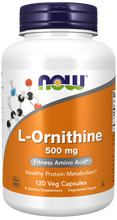 Load image into Gallery viewer, L-Ornithine 500 mg Veg Capsules