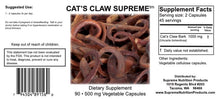 Load image into Gallery viewer, Cat's Claw Supreme (90 Capsules)