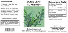 Load image into Gallery viewer, Olive Leaf Supreme (120 Capsules)