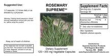 Load image into Gallery viewer, Rosemary Supreme (120 Capsules)