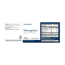 Load image into Gallery viewer, Hemagenics® 180 Tablets