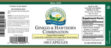 Load image into Gallery viewer, Ginkgo & Hawthorn Combination (100 Caps)