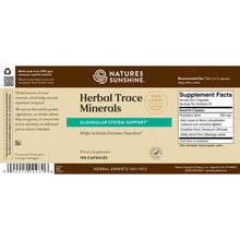 Load image into Gallery viewer, Herbal Trace Minerals (100 Caps)