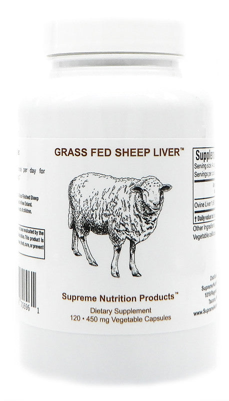 Grass Fed Sheep Liver (120 Capsules)