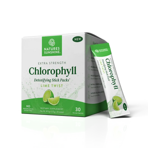 Chlorophyll Stick Packs for Gut Health - Lime Twist