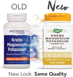 Krebs Magnesium Potassium (120 Tablets)