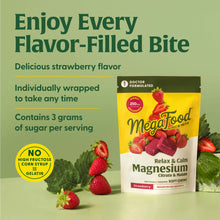Load image into Gallery viewer, Relax + Calm† Magnesium Soft Chews - Strawberry