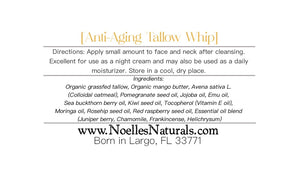 Bright Organic Anti-Aging Tallow Whip [Juniper + Helichrysum]