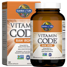 Load image into Gallery viewer, Vitamin Code® RAW IRON™ -- 22 mg - 30 Vegan Capsules