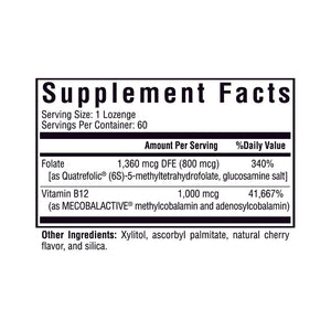 Active B12 with L-5-MTHF - 60 Lozenges