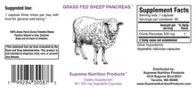 Load image into Gallery viewer, Grass Fed Sheep Pancreas (90 Capsules)