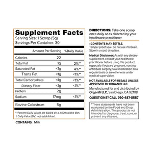 Organifi Colostrum - See Sale Price in Cart!