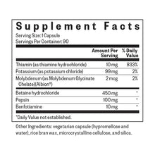 Load image into Gallery viewer, Stomach Acid Nutrients | 90 Capsules