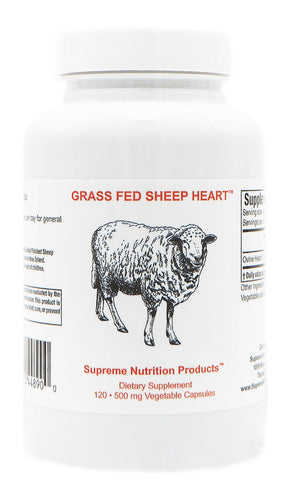 Grass Fed Sheep Heart (120 Capsules)
