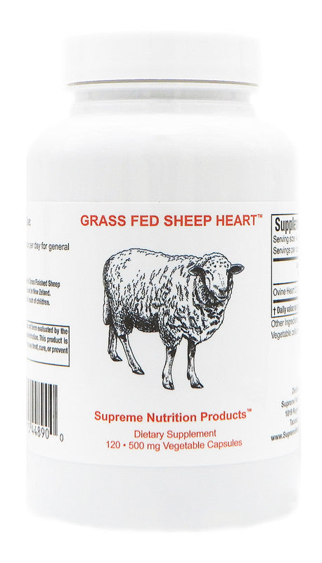 Grass Fed Sheep Heart (120 Capsules)