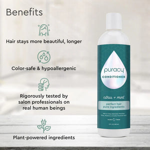 Puracy Conditioner 12oz. (Silicone/Dimethicone/Sulfate Free)