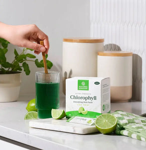 Chlorophyll Stick Packs for Gut Health - Lime Twist