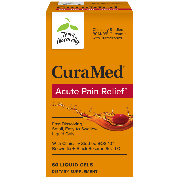 CuraMed® Acute Pain Relief*† (120 Liquid Gels)