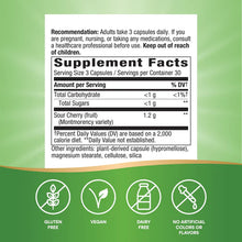 Load image into Gallery viewer, Tart Cherry Ultra Capsules (90 Veg Capsules)