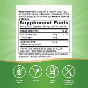 Tart Cherry Ultra Capsules (90 Veg Capsules)