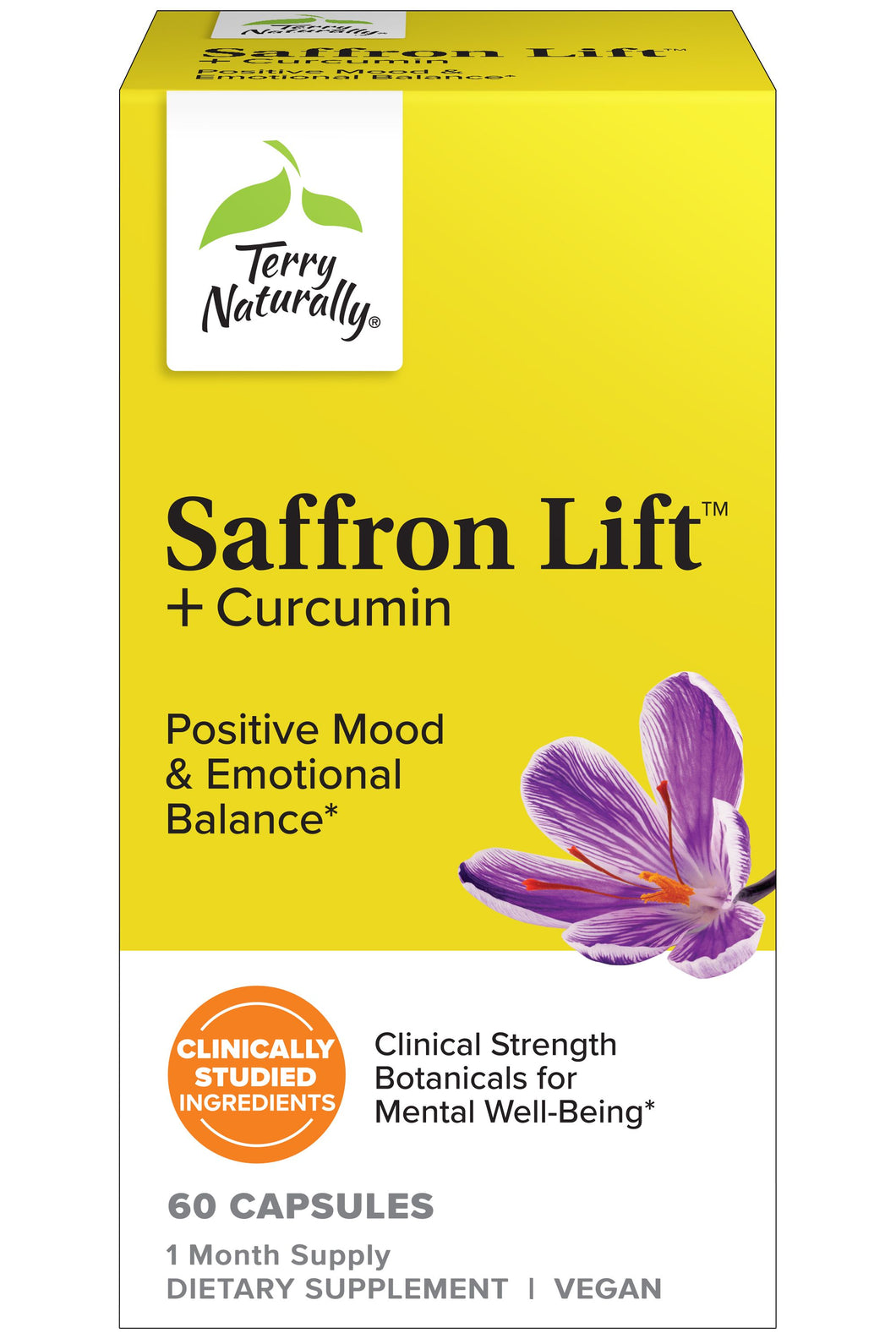 Saffron Lift™ + Curcumin (60 Capsules)