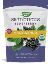Load image into Gallery viewer, Sambucus Elderberry Zinc Lozenges Original Elderberry