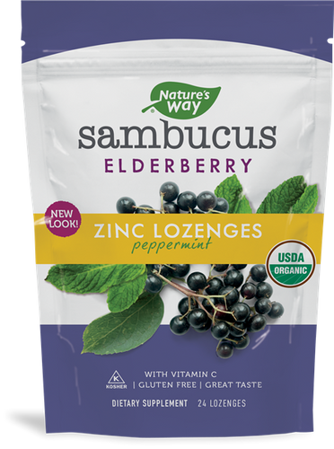 Sambucus Elderberry Zinc Lozenges Original Elderberry