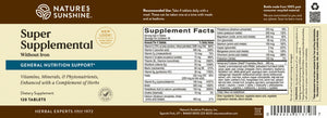 Super Supplemental Vitamin & Mineral without Iron (120 Tabs