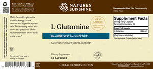 L-Glutamine (30 Caps)