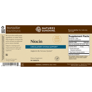 Niacin (250 mg) (90 Tabs)