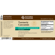 Load image into Gallery viewer, Turmeric Curcumin (60 Capsules)