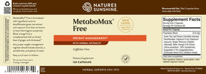 Metabomax Free (120 Capsules)
