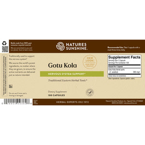 Gotu Kola (100 Caps)