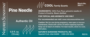 Pine Needle Essential Oil (15 ml)