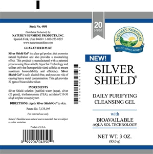 Silver Shield Gel (20 Ppm) (3 oz. Tube)