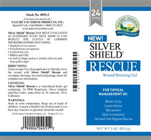 Load image into Gallery viewer, Silver Shield Rescue Gel (24 Ppm) (3 oz. Tube)