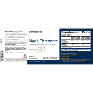 Mag L-Threonate (120 Capsules)
