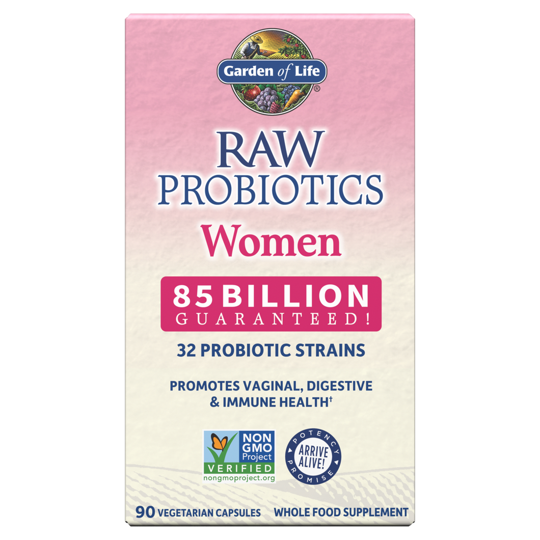 RAW Probiotics™ Women -- 85 billion - 90 Vegetarian Capsules