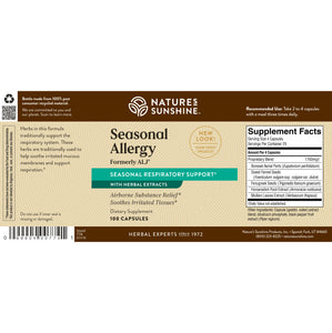 Seasonal Allergy (Formally ALJ®) (100 Caps)