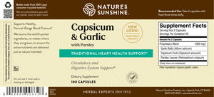 Capsicum & Garlic with Parsley (100 Caps)
