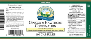 Ginkgo & Hawthorn Combination (100 Caps)