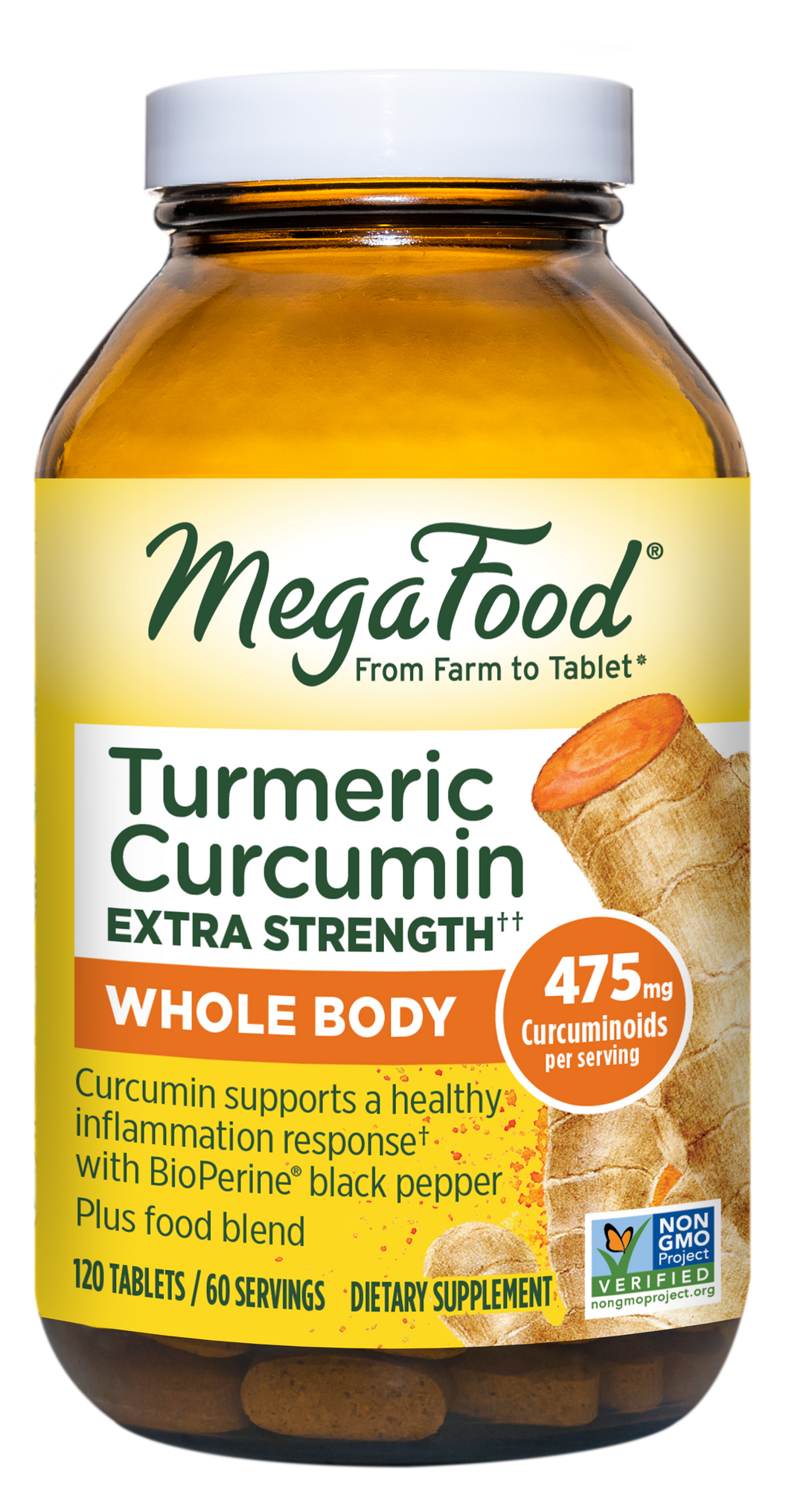 Turmeric Curcumin Extra Strength† - Whole Body (120 Tablets)
