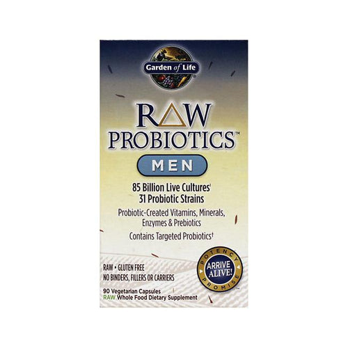 RAW Probiotics™ Men -- 85 billion - 90 Vegetarian Capsules