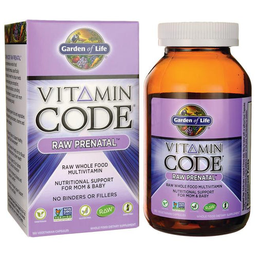 Vitamin Code® RAW Prenatal -- 180 Vegetarian Capsules