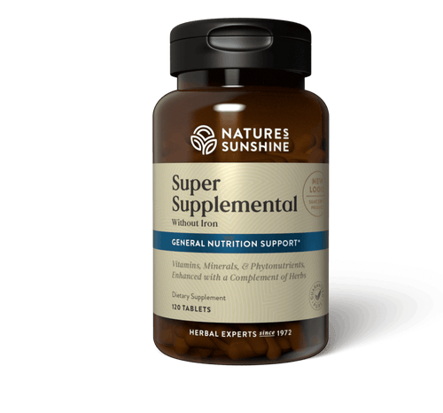 Super Supplemental Vitamin & Mineral without Iron (120 Tabs