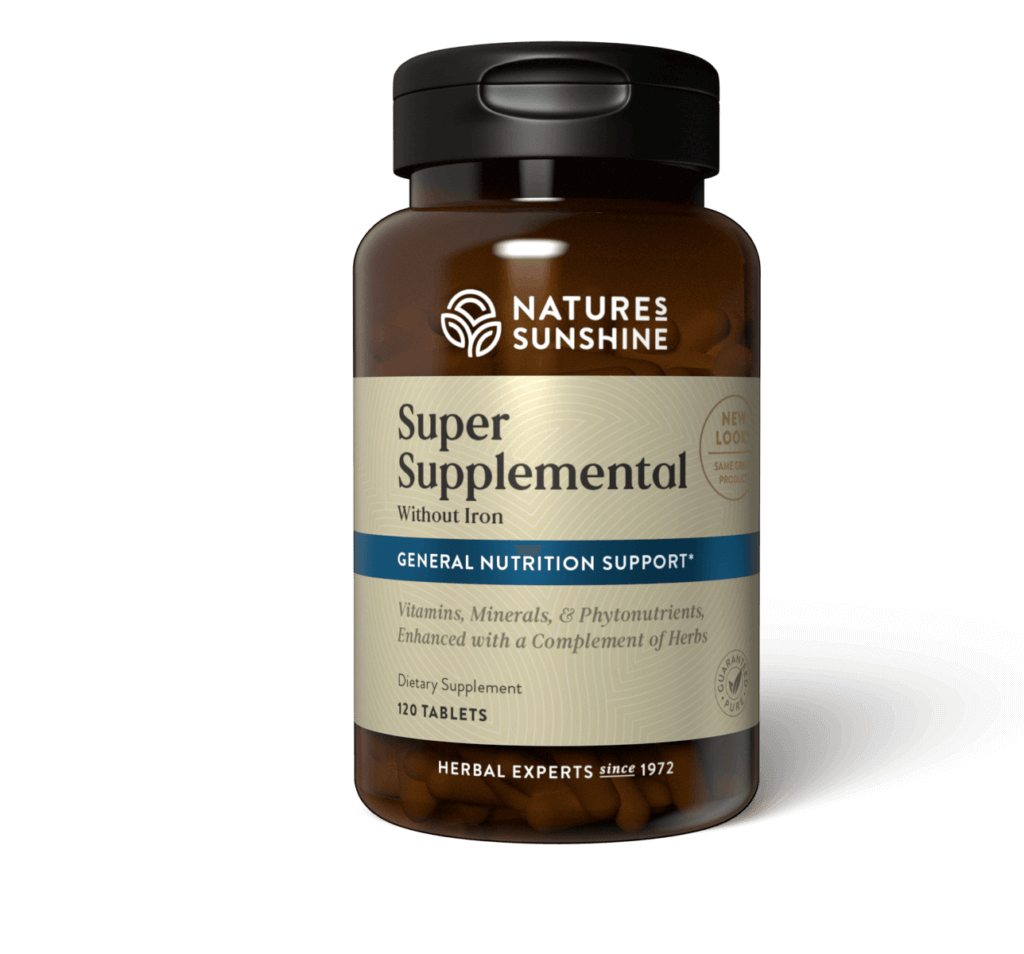 Super Supplemental Vitamin & Mineral without Iron (120 Tabs