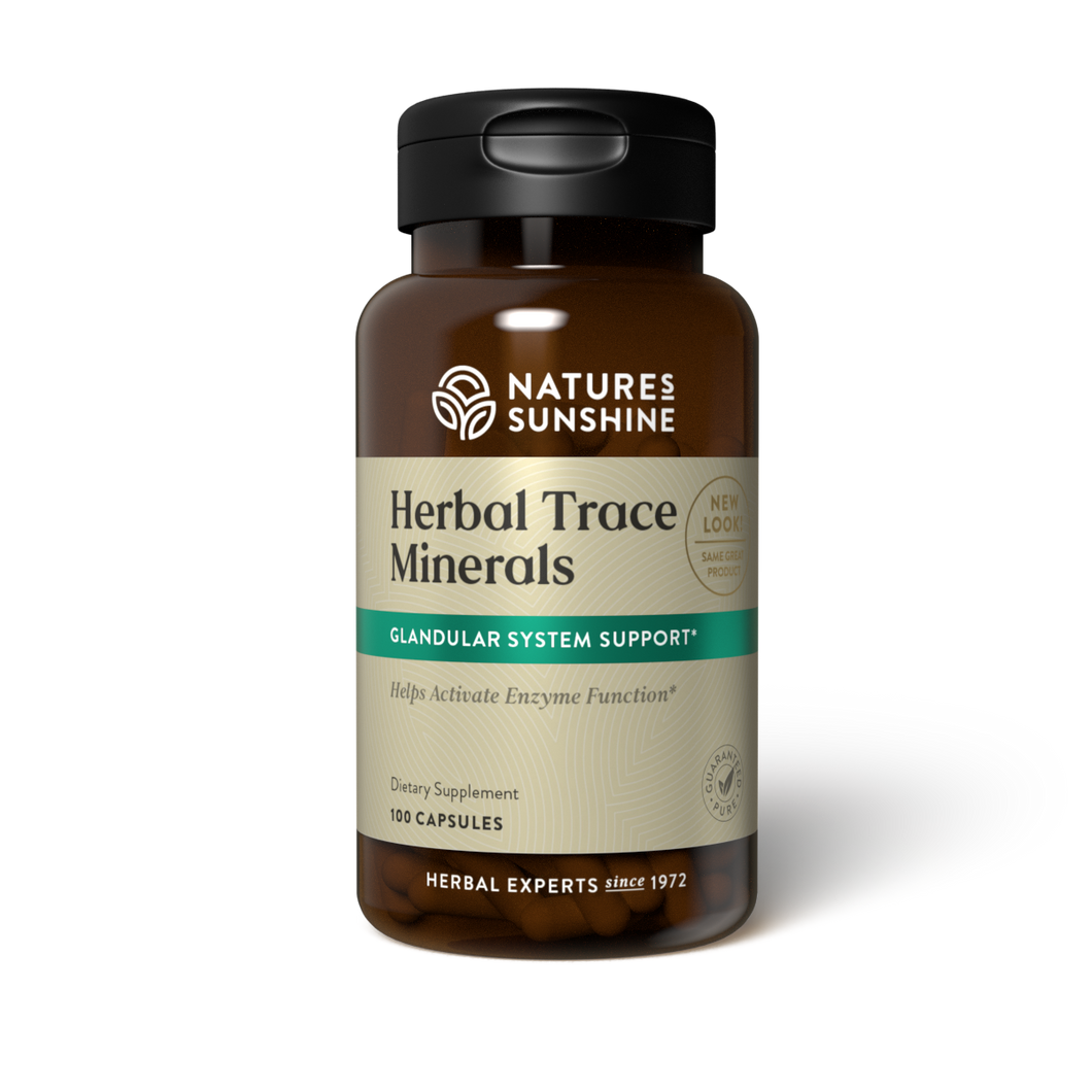 Herbal Trace Minerals (100 Caps)