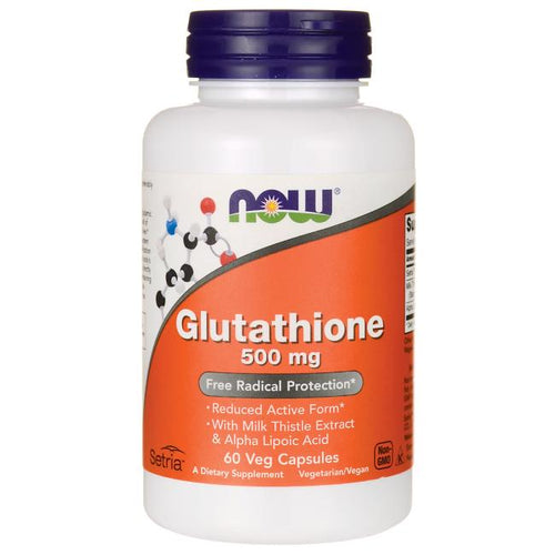 Glutathione -- 500 mg - 60 Veg Capsules