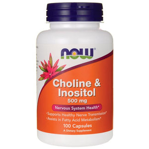 Choline & Inositol -- 500 mg - 100 Capsules