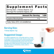 Load image into Gallery viewer, KLEAN CREATINE (11.1oz Powder)